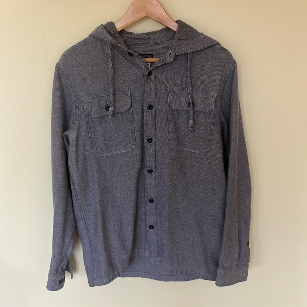 Men’s Organic Cotton Hooded Fjord Flannel, S